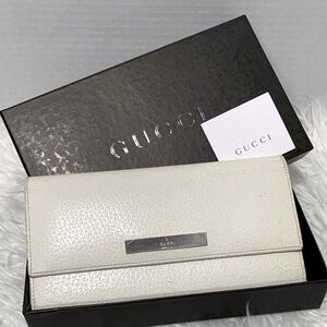 GUCCI Creamy White Women's Long Wallet